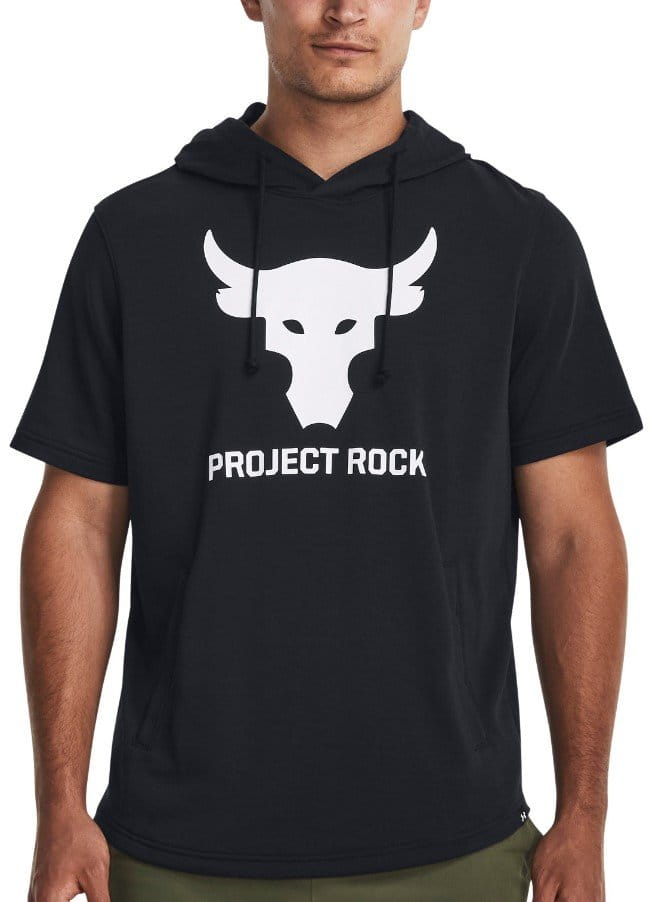Sweatshirt med huva Under Armour Pjt Rock Terry SS HD-BLK